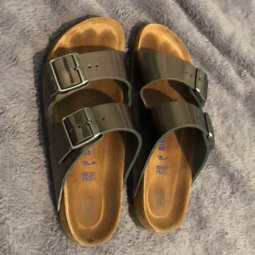 Arizona Birkenstock’s metallic
